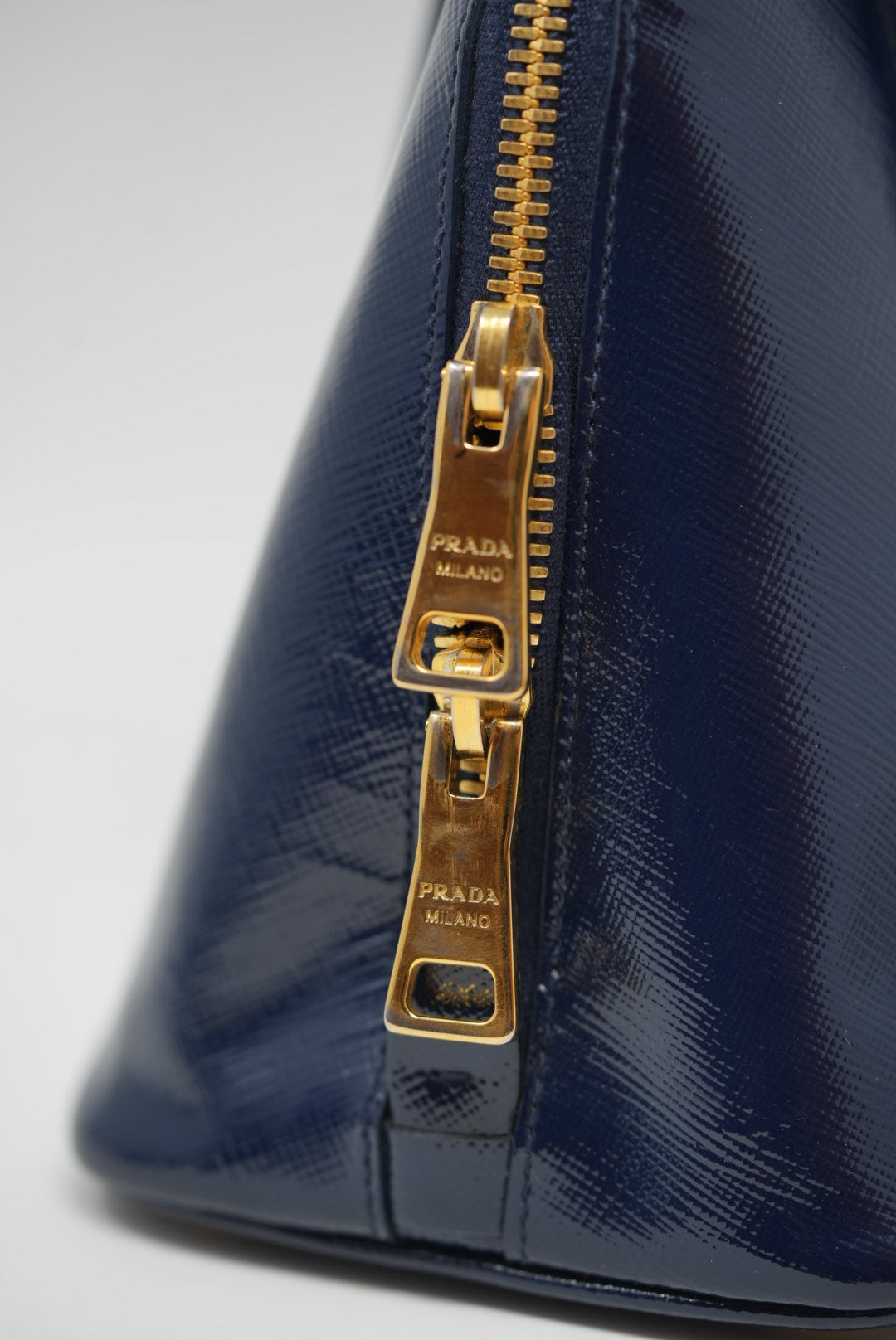 Prada Saffiano Vernice Small Promenade Tote