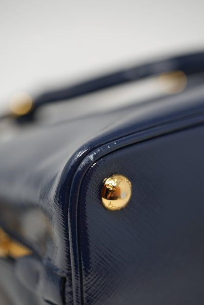 Prada Saffiano Vernice Small Promenade Tote