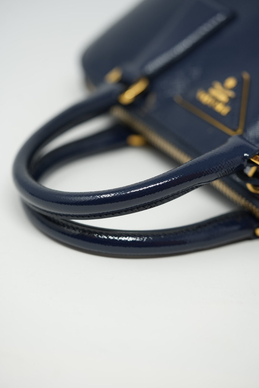 Prada Saffiano Vernice Small Promenade Tote