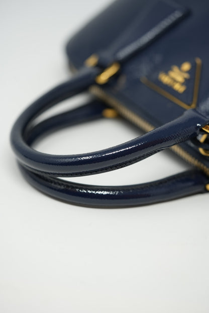 Prada Saffiano Vernice Small Promenade Tote