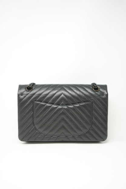 Pre-Owned CHANEL 2.55 Reissue 226 So Black 2018-2019