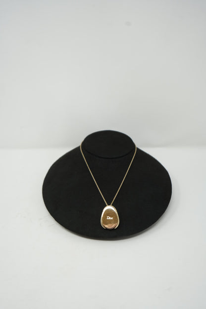 Dior Rhinestone Faux Pearl Necklace