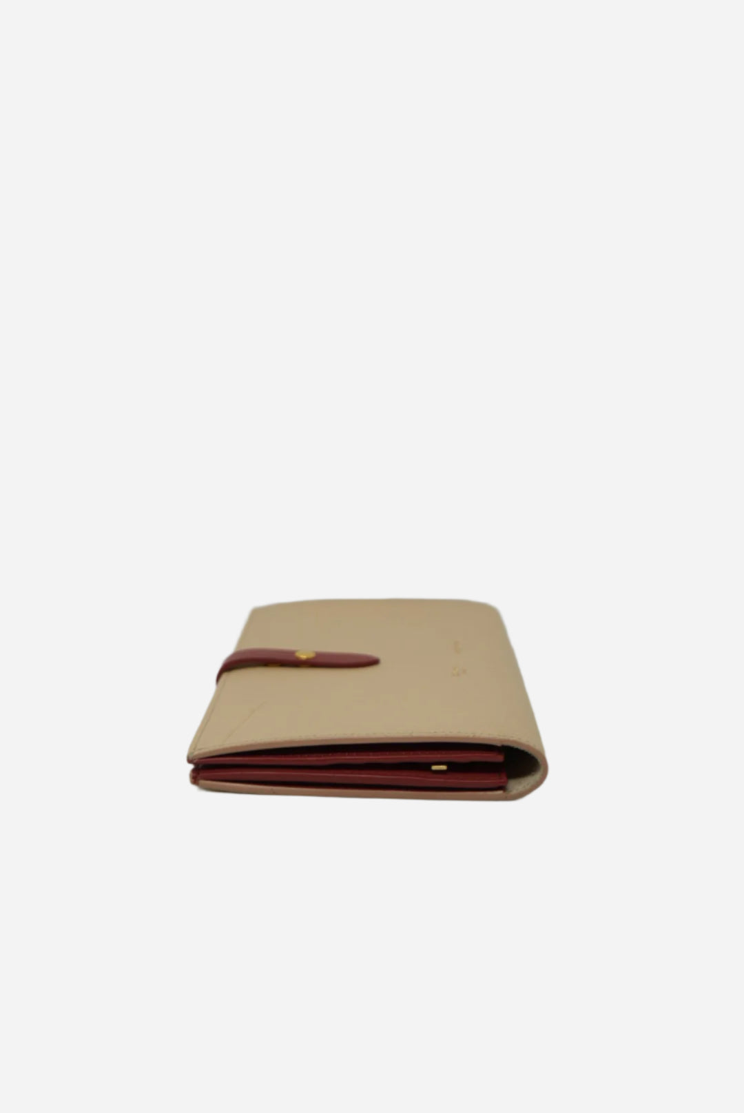Celine Large Strap Wallet in Bicolor Grained Calfskin