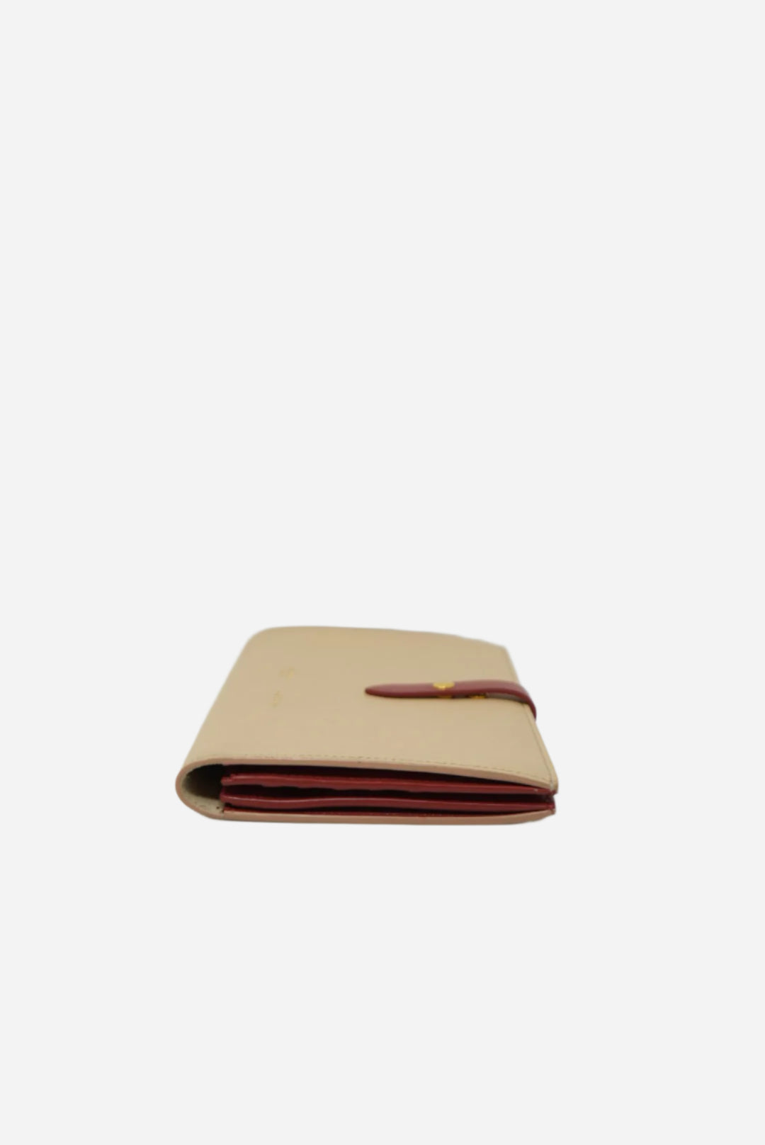 Celine Large Strap Wallet in Bicolor Grained Calfskin