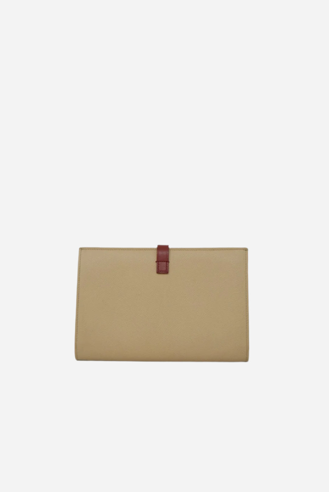 Celine Large Strap Wallet in Bicolor Grained Calfskin