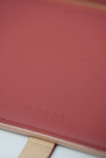 Celine Large Strap Wallet in Bicolor Grained Calfskin