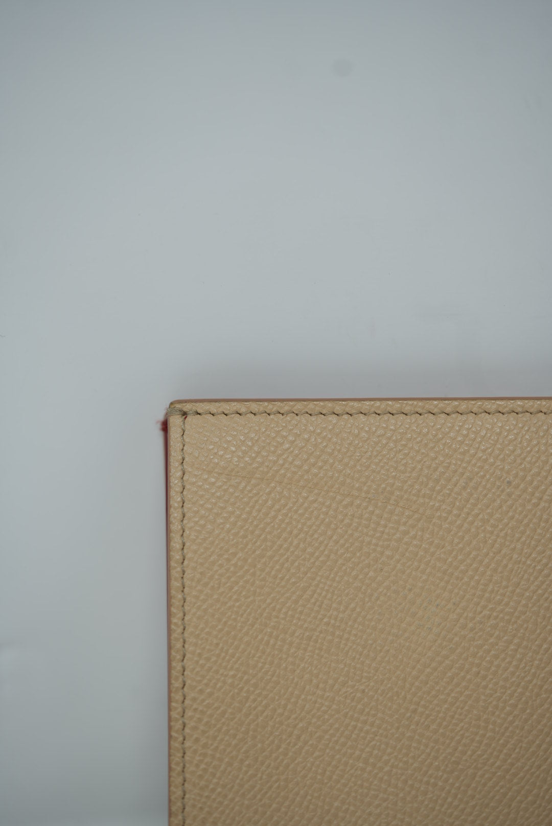 Celine Large Strap Wallet in Bicolor Grained Calfskin