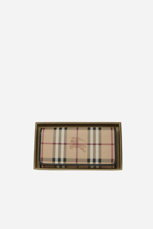 Burberry Check Long Wallet