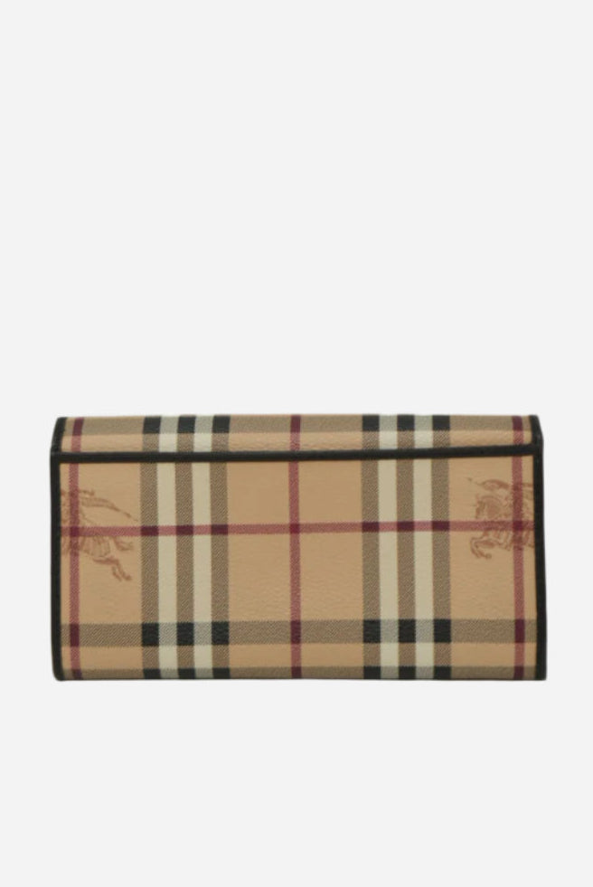 Burberry Check Long Wallet