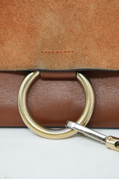 Chloe Caramel Mini Faye Crossbody