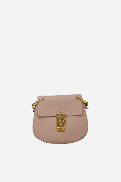 Chloe Leather Drew Crossbody Bag