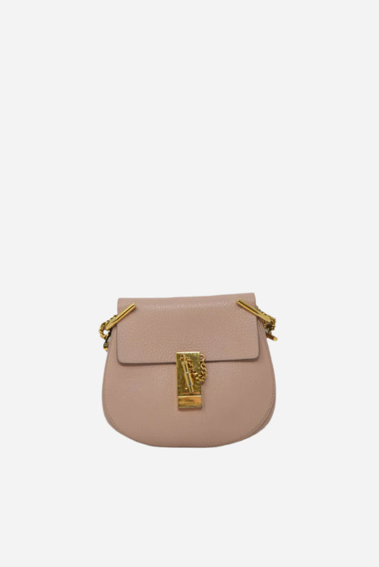 Chloe Leather Drew Crossbody Bag
