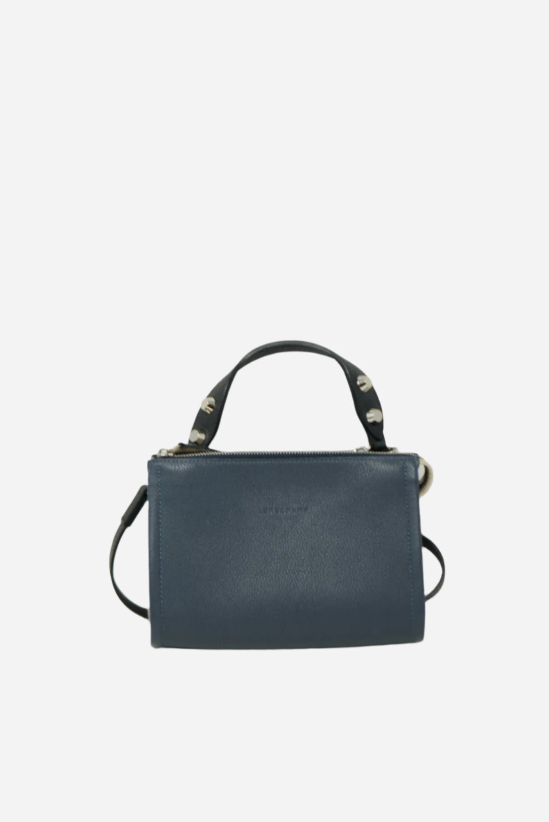 Longchamp Leather Clutch with Strap