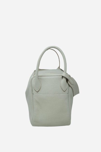 Hermes Lindy 30 TC Leather Square R 2004 Gris Perle