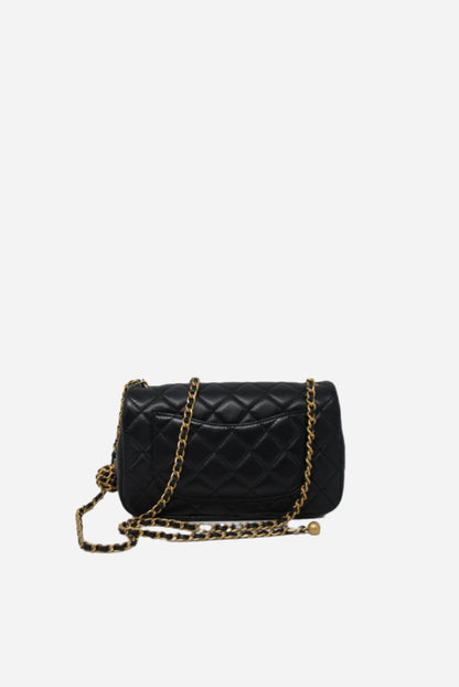 Pre-Owned CHANEL Lambskin Pearl Crush Mini Rectangular BrandNew W/box
