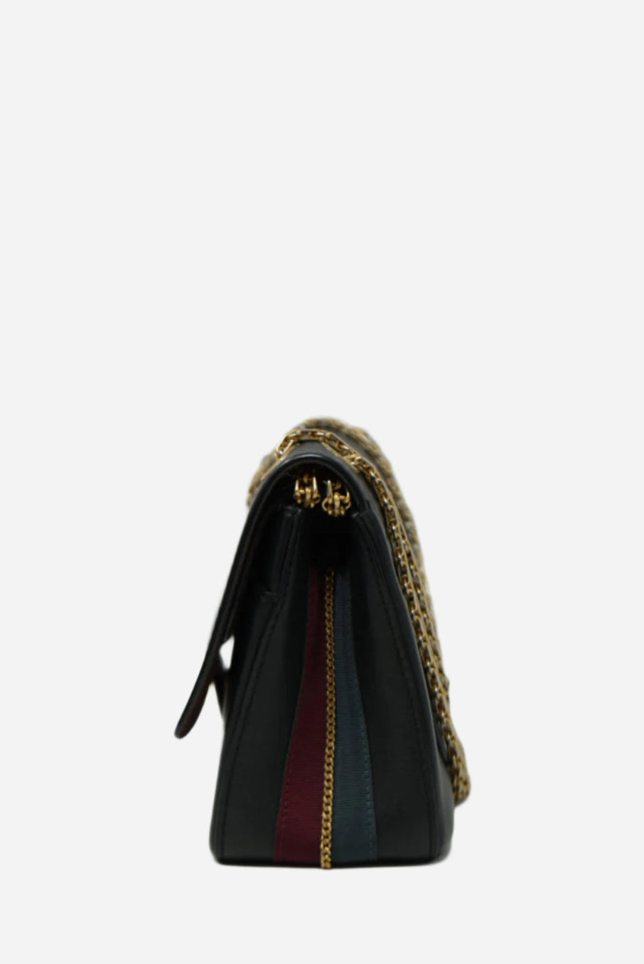 Pre-Owned Chanel Black Medium Calfskin Medallion 2.55 Flap Bag