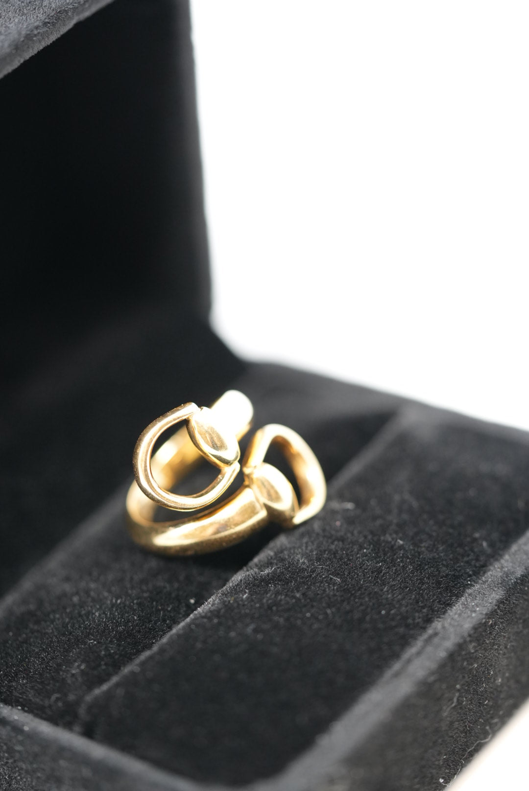 Gucci Horsebit 18k contrarie ring #10 Yellow Gold