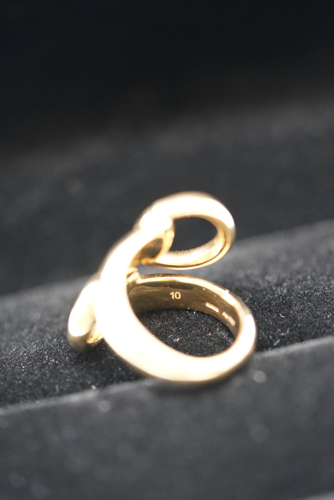 Gucci Horsebit 18k contrarie ring #10 Yellow Gold