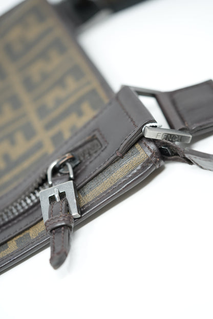 Fendi Zucca Canvas Crossbody Bag