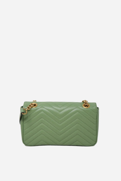 Gucci Marmont Handbag Green Medium-Giftable
