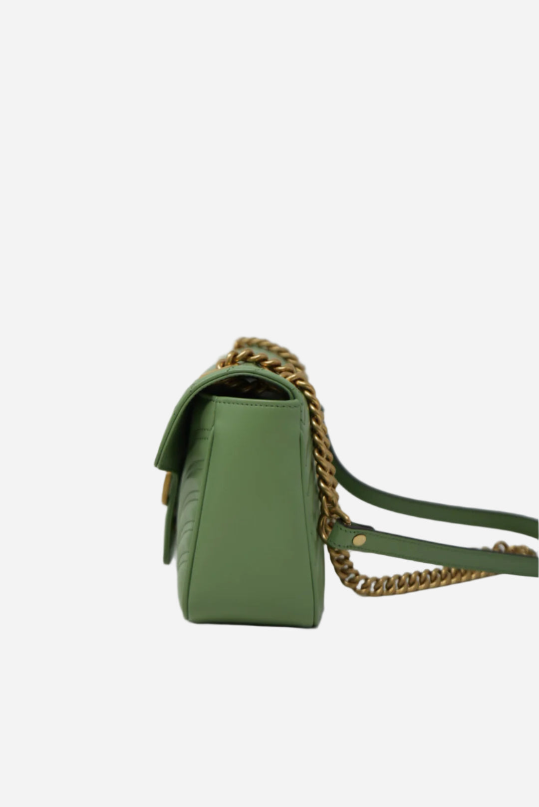 Gucci Marmont Handbag Green Medium-Giftable