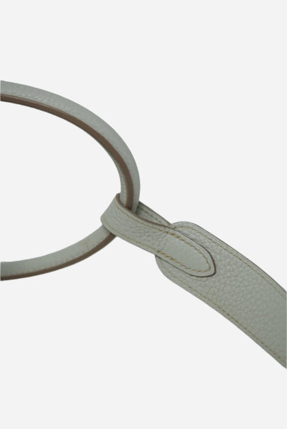 Hermes Lindy 30 TC Leather Square R 2004 Gris Perle