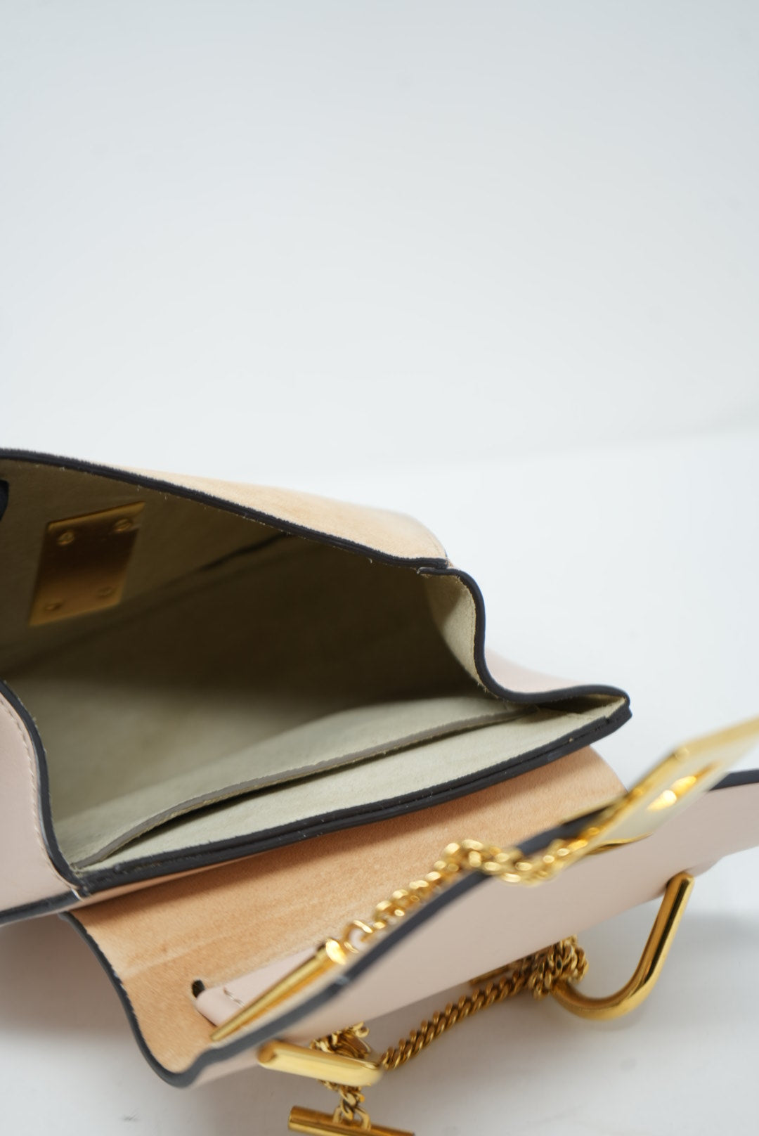 Chloe Leather Drew Crossbody Bag