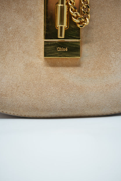 Chloe Leather Drew Crossbody Bag