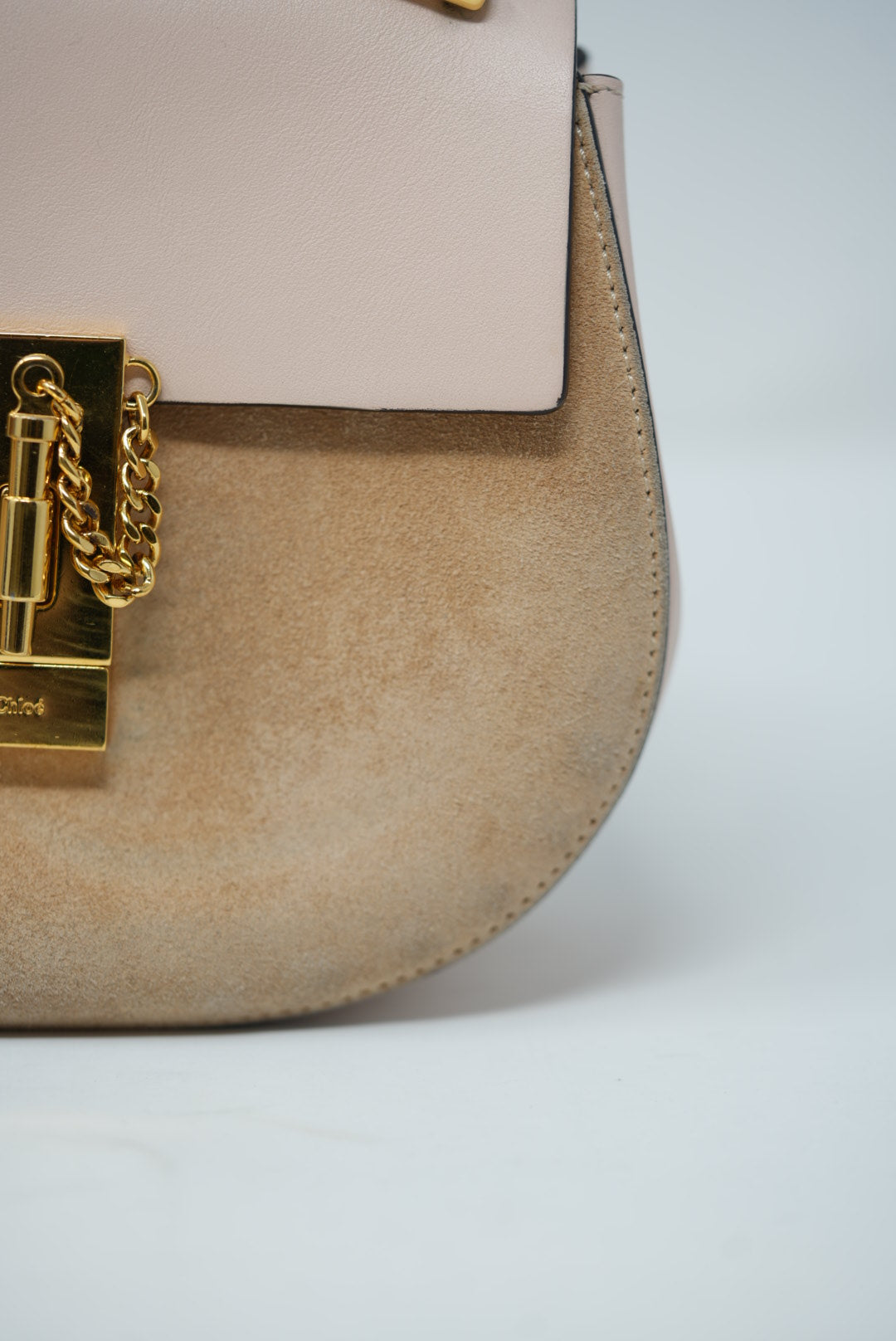 Chloe Leather Drew Crossbody Bag