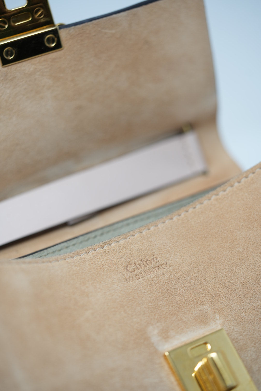 Chloe Leather Drew Crossbody Bag