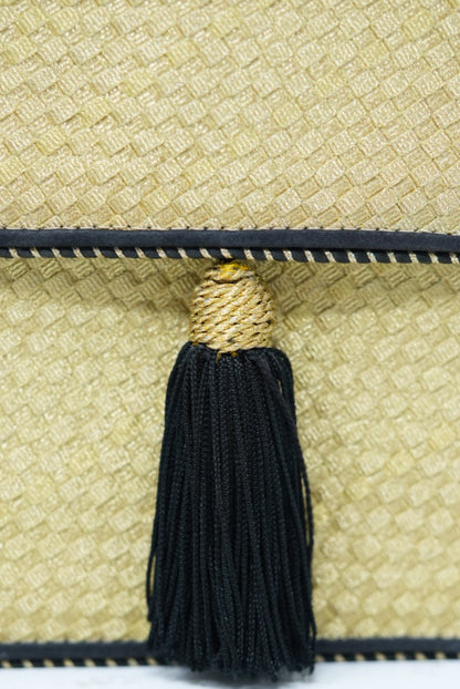 Bottega Venata Wicker Mini Crossbody Bag