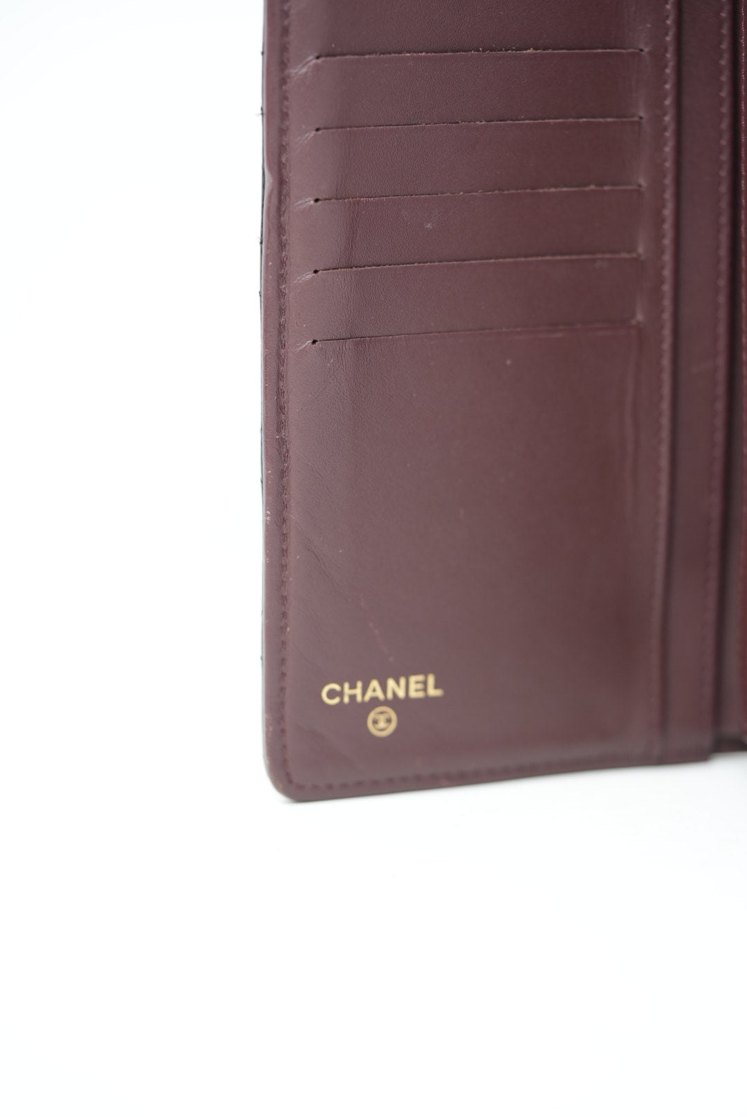Pre-Owned Chanel Caviar Long Wallet