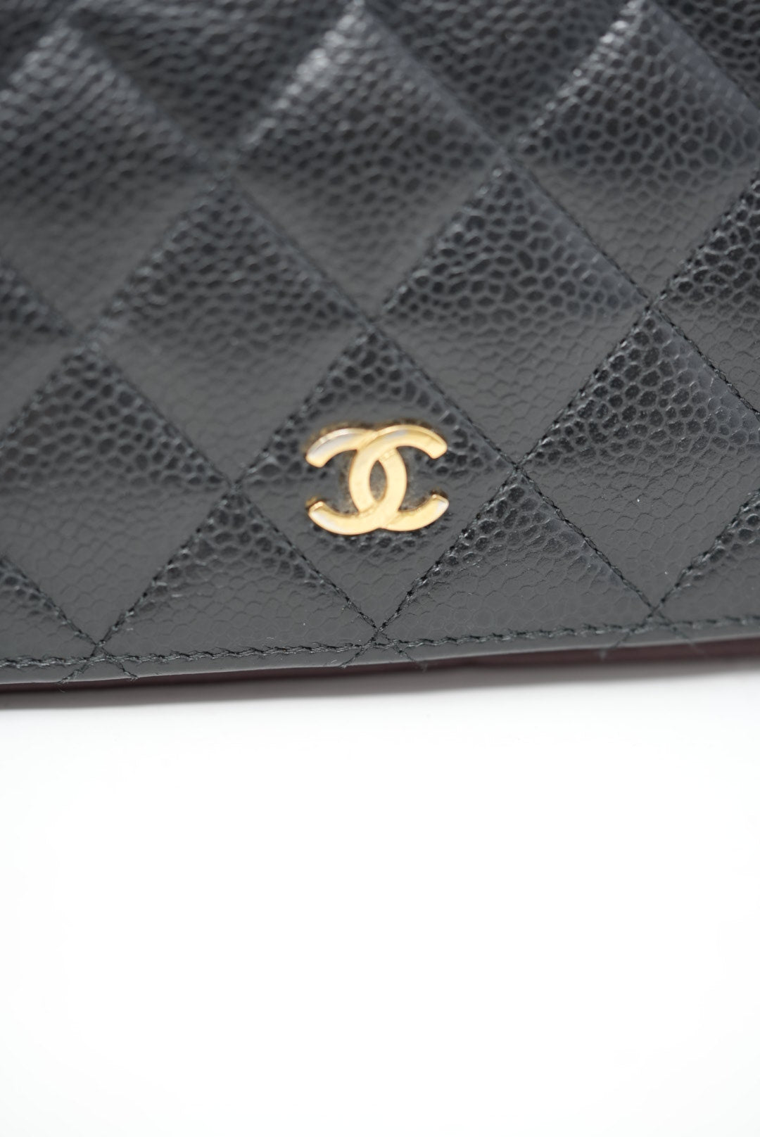 Pre-Owned Chanel Caviar Long Wallet