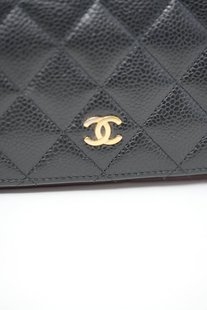 Pre-Owned Chanel Caviar Long Wallet