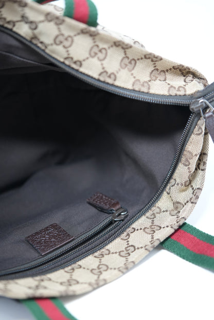 Gucci GG Canvas Zipper Mini Tote Bag