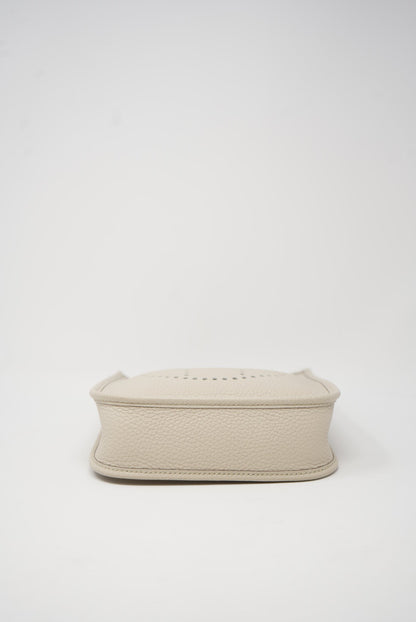 Hermes Evelyne Mini White TC Leather B 2023