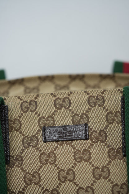 Gucci GG Canvas Zipper Mini Tote Bag