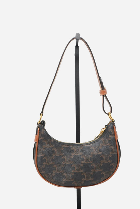 Pre-owned Celine Canvas Mini Ava Shoulder Bag