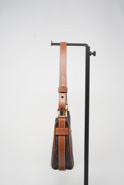 Pre-owned Celine Canvas Mini Ava Shoulder Bag
