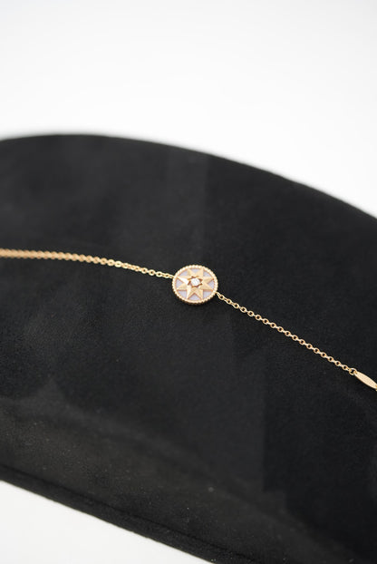 Dior Rose des Vents Bracelet 18K/Diamond/Pink Opal