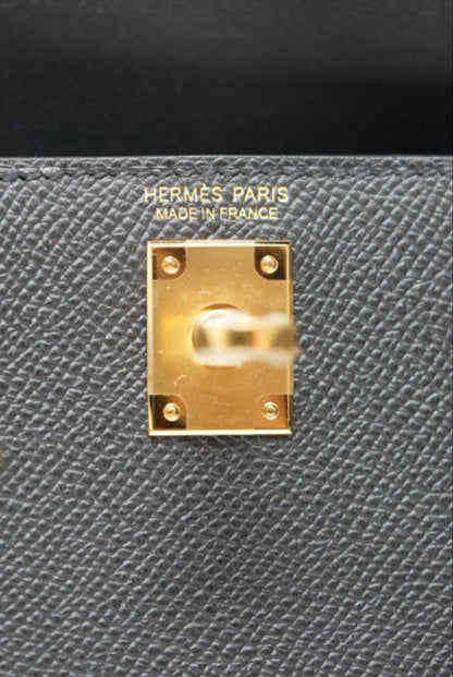 Hermes Epsom Mini Kelly Black BrandNew W/full set B 2023-2024