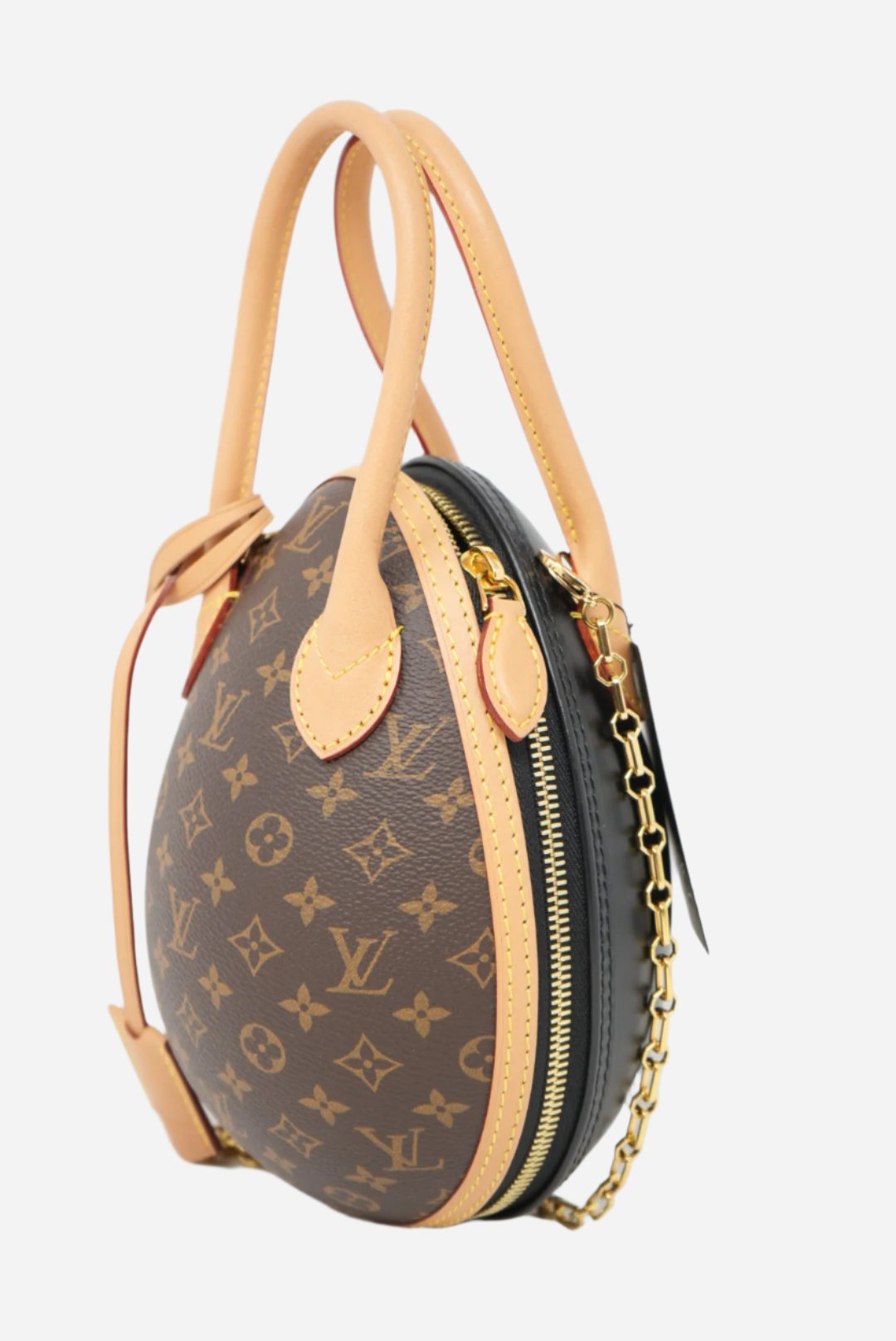 Louis Vuitton 2022 Brown Canvas Monogram Egg Bag
