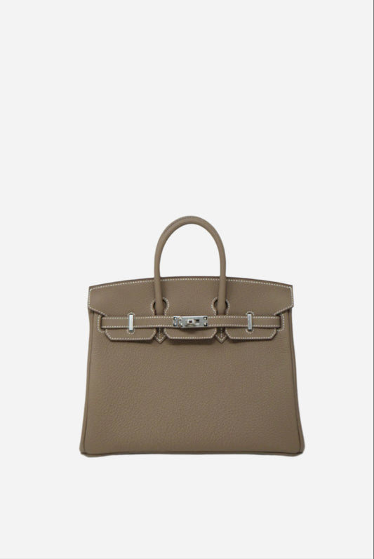 Hermes Togo Birkin 25 Etoupe BrandNew W/full set W 2024-2025