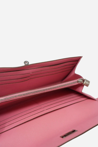 Hermes Long Kelly Wallet Epsom Square R 2014 Refurnished