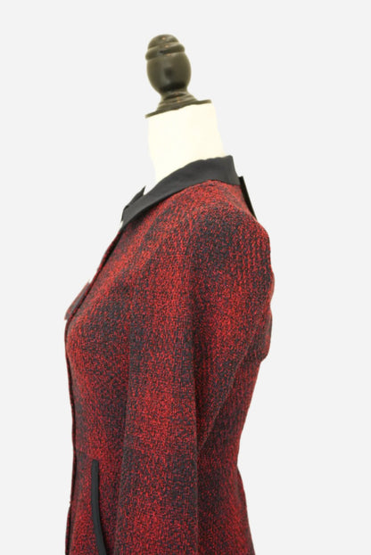 Maje Red Tweed Dress NWT Size 1