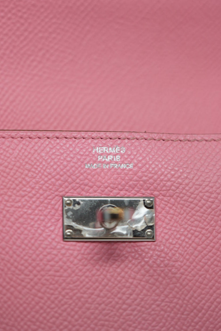 Hermes Long Kelly Wallet Epsom Square R 2014 Refurnished
