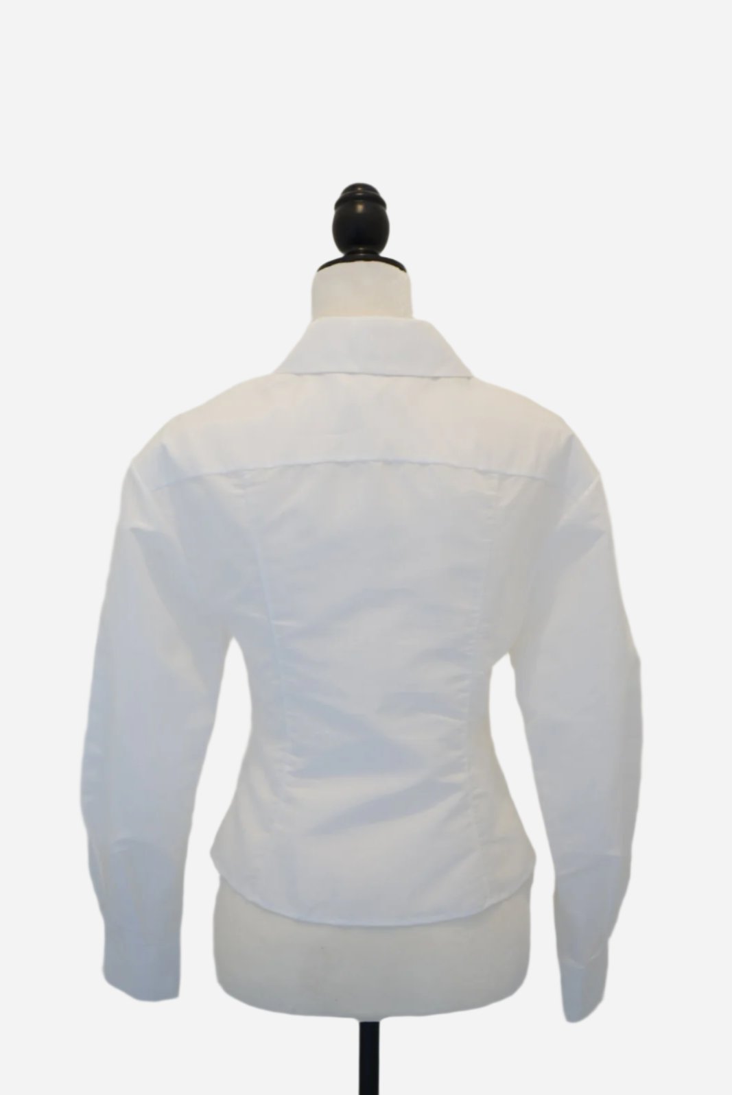 PortSpure White Long-Sleeve Blouse Size 36