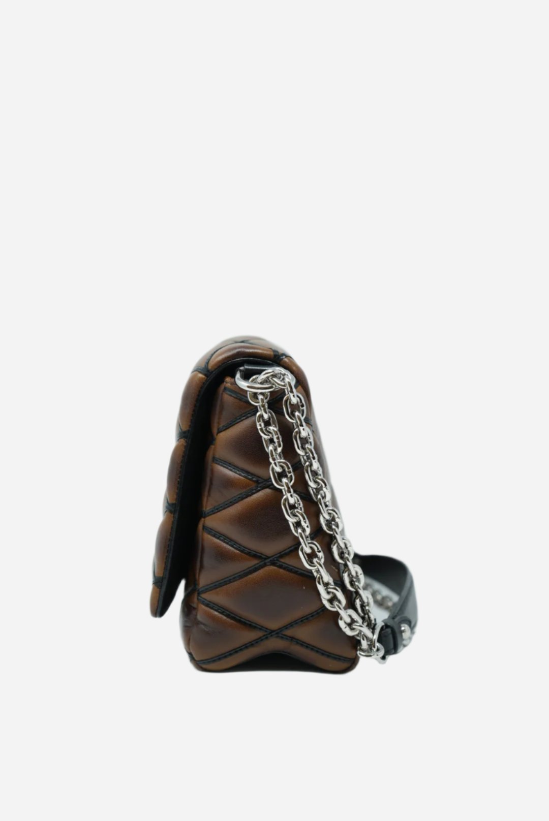 Louis Vuitton Malletage MM Shoulder Bag Leather