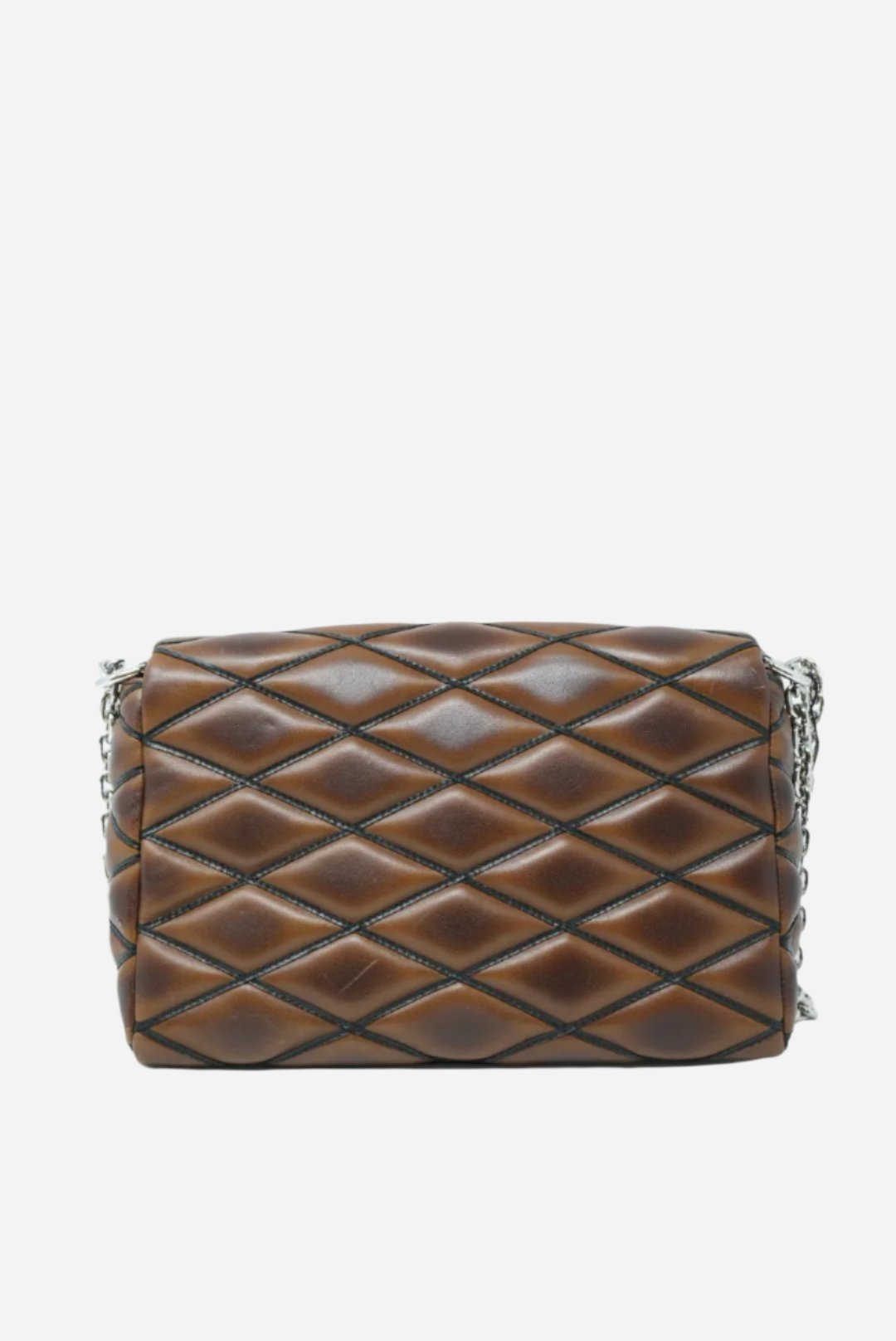 Louis Vuitton Malletage MM Shoulder Bag Leather