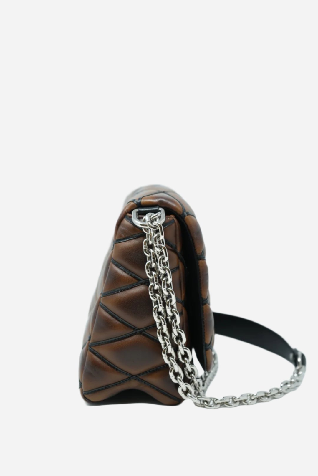 Louis Vuitton Malletage MM Shoulder Bag Leather